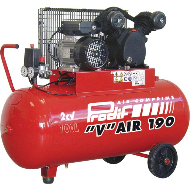 Compresseur A AIR 100 Litres 2CV Monophase 15M3 référence fournisseur 1940038